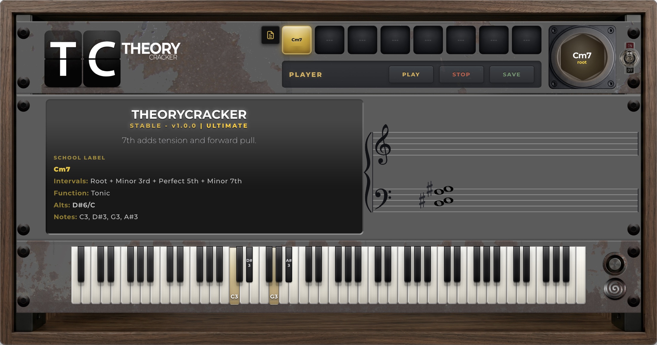 TheoryCracker music theory interface