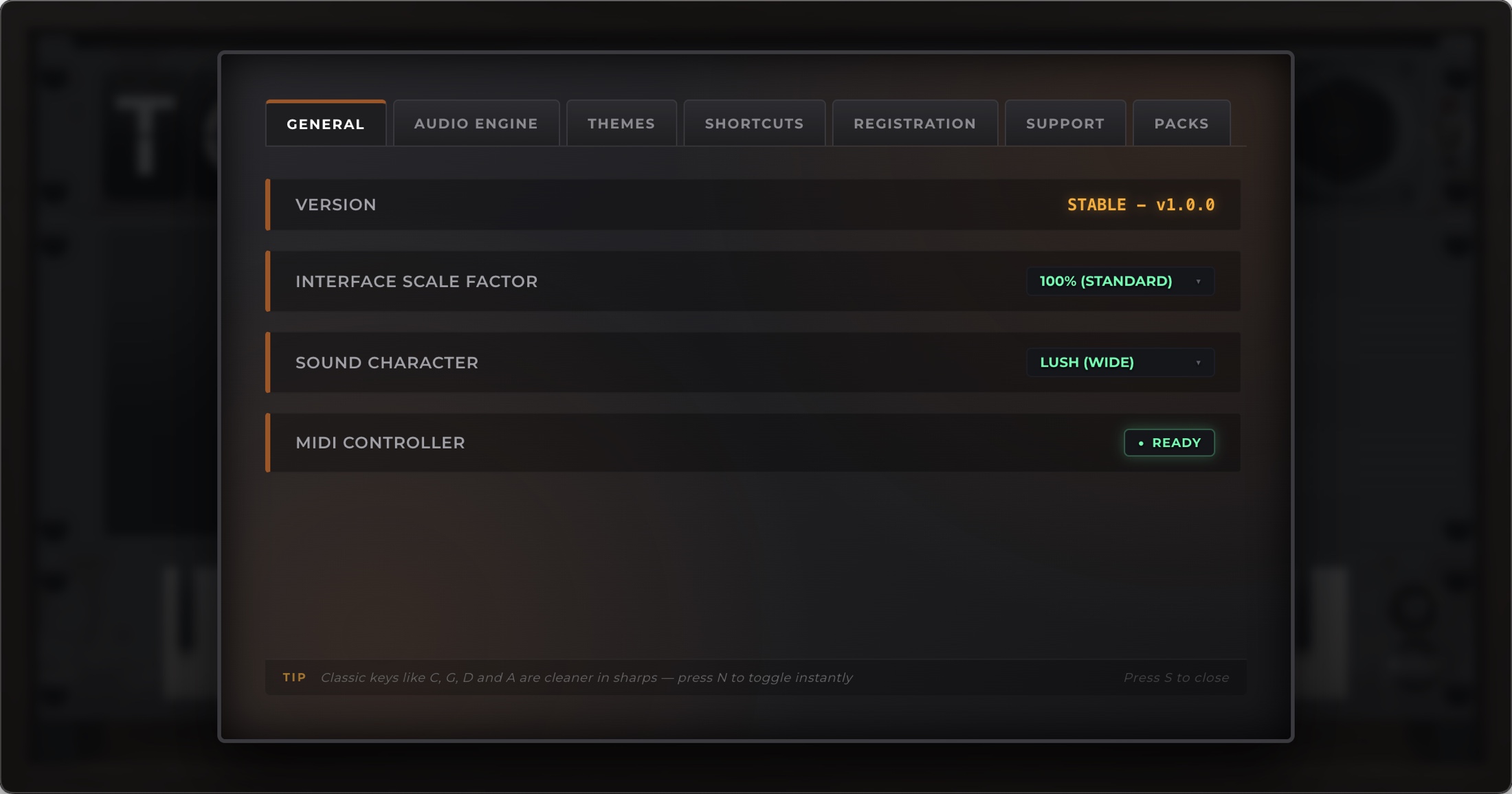 General Settings